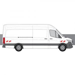 Alternative view of Kit Rouge-Blanc CL. A Standard - MERCEDES Sprinter H2/H3 (2018)